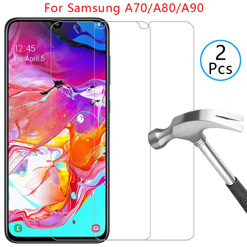protective tempered glass for samsung galaxy a70 a70s a80 a90 5g screen protector on a 70 s 70s 80 90 70a 80a 90a film samsumg