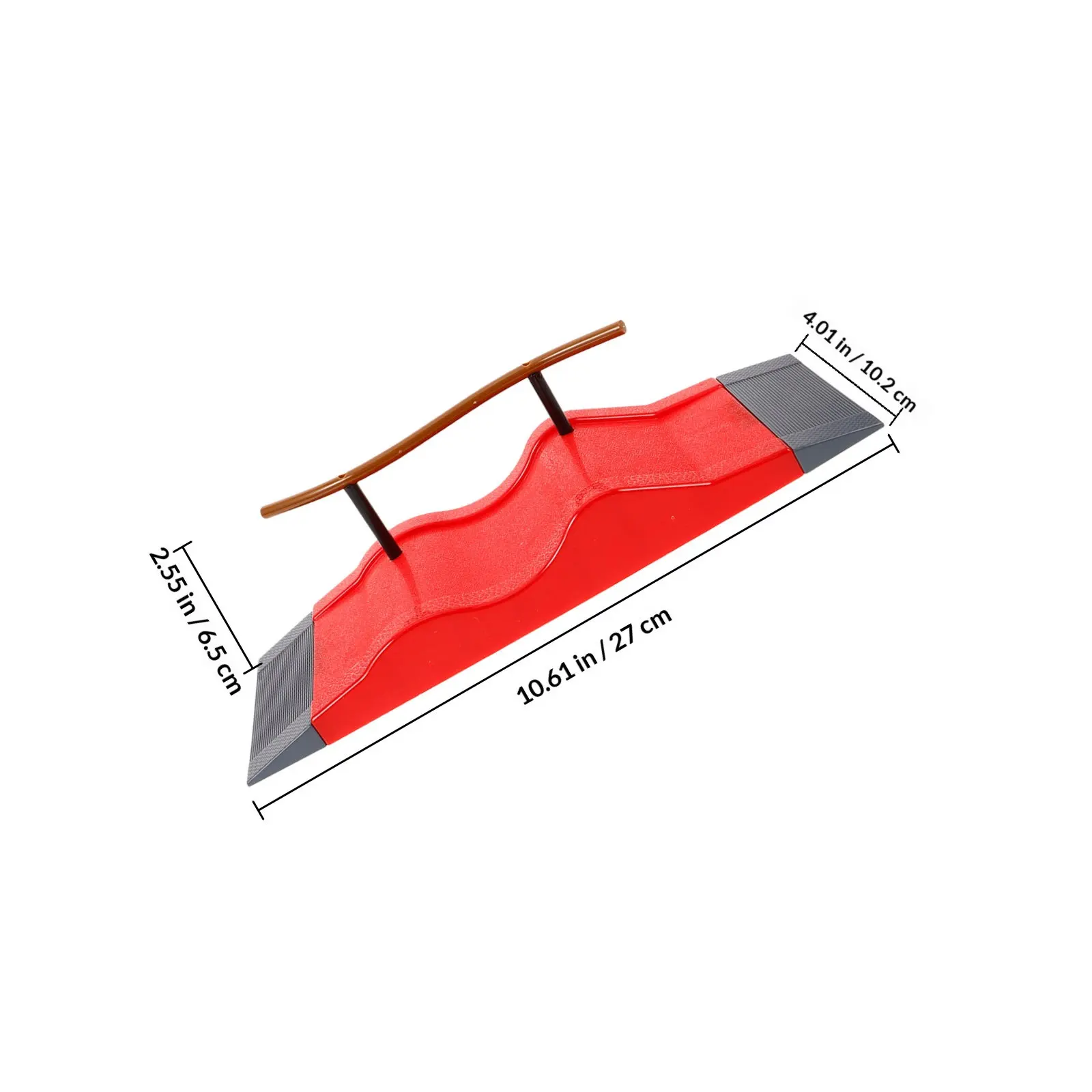 Akcesoria do fingerboardu z realistyczną rampą i przeszkodami dla kreatywnego finger skateboardingu dla dzieci i dorosłych.