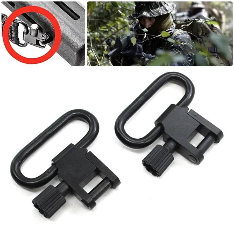 QD Sling Swivel Two Point Sling Strap Belt, Buckle, Rápido, Destacável Gun Mount Ring, Rifle ao ar livre, Caça, Ar15 Acessórios