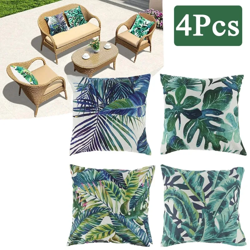 

4 шт. наволочки водостойкая подушка наволочка открытый патио садовые наволочки для домашнего офиса стул диван домашний декор