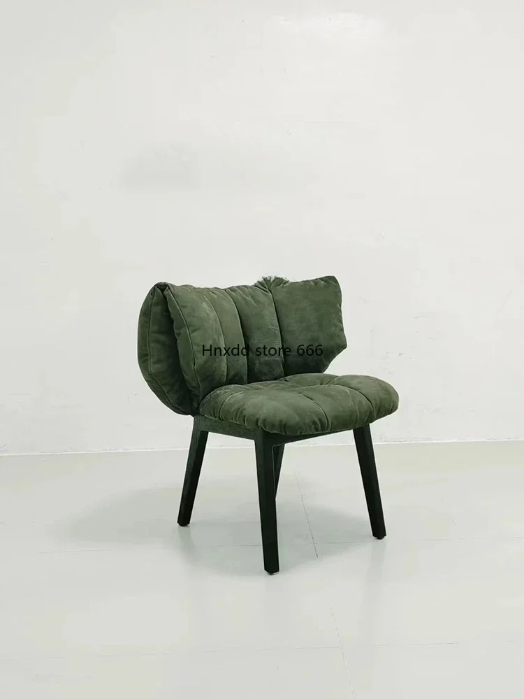 Italian peacock open screen chair, armrest casual sofa chair