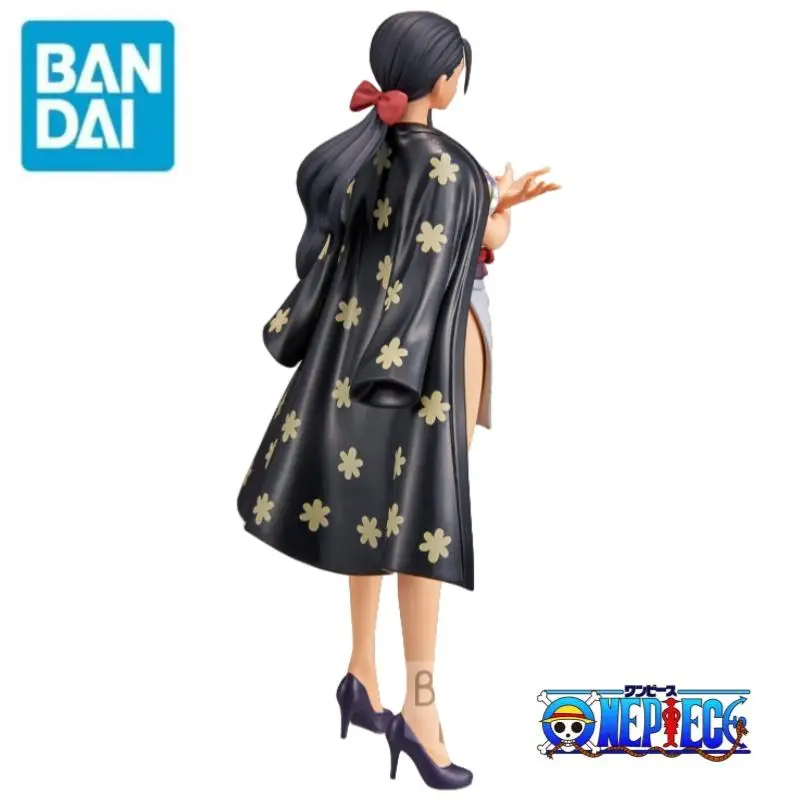 

В наличии оригинальные праздничные подарки Bandai Banpresto, 100% натуральная фигурка Нико Робина, модель статуи, украшения, товары в стиле аниме, игрушки