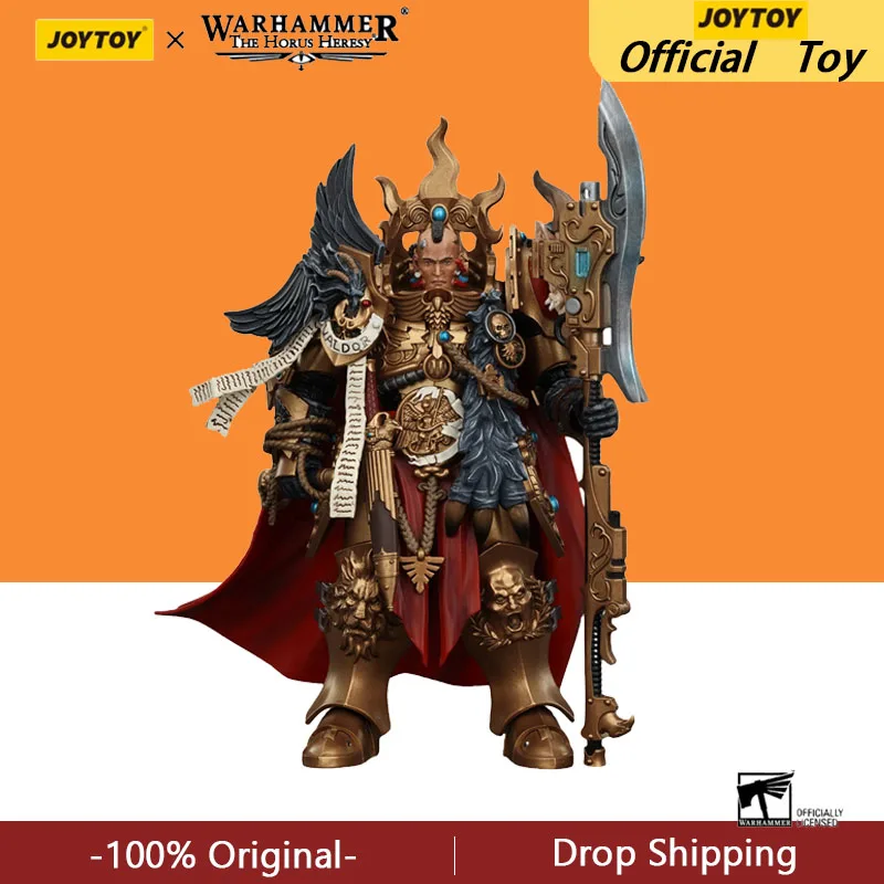 

JOYTOY Warhammer 40K 1/18 Action Figure Legio Custodes Constantin Valdor Captain Genera Anime Figures Toys Model Collect Gift