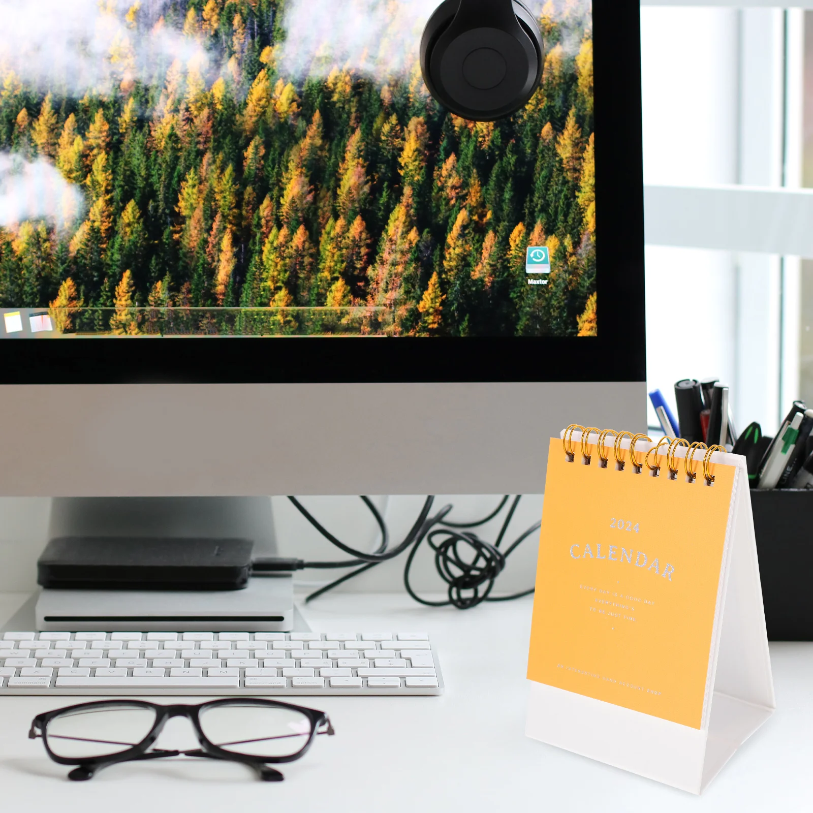 

Офисный декор, календарь, настольный мини-настольный перекидной календарь для женщин, маленькие подставки