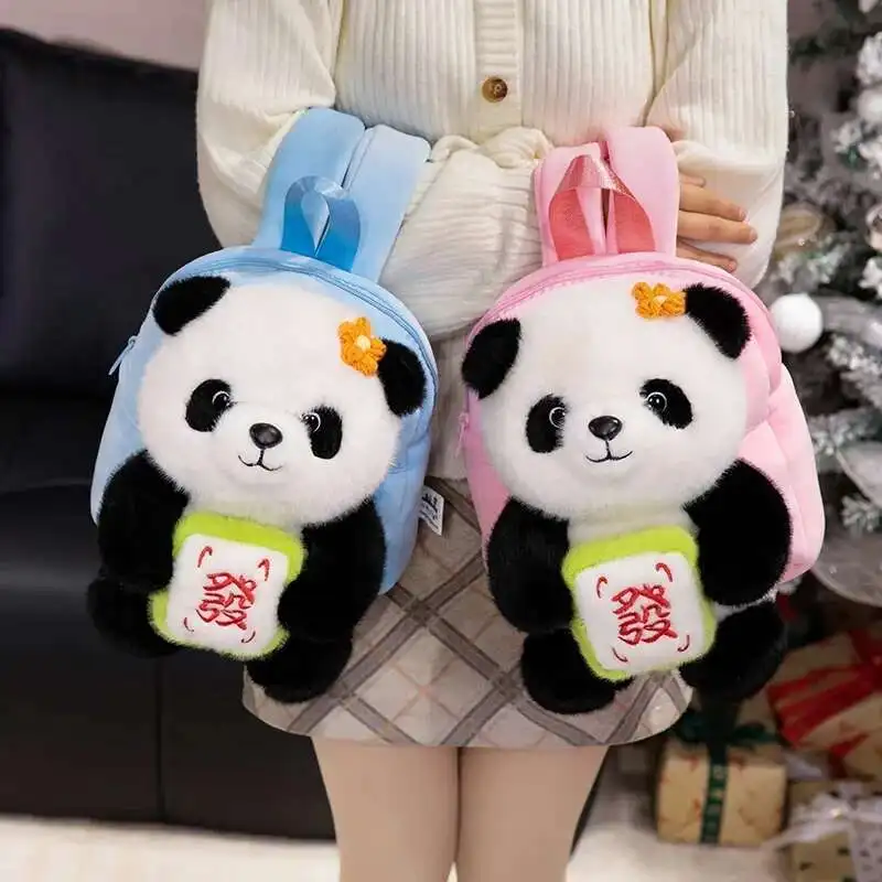 

Hot Sale Kawaii Panda Plush Toy Chinese Black White Bear Doll Festival Gifts for Children's Birthday Gifts Special Souvenirs
