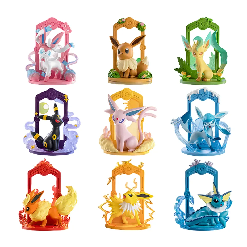 9 Style Pokemon Figures Eeveelution Espeon Sylveon Glaceon Leafeon Vaporeon Umbreon Flareon Anime Figure Pocket Monster Toy