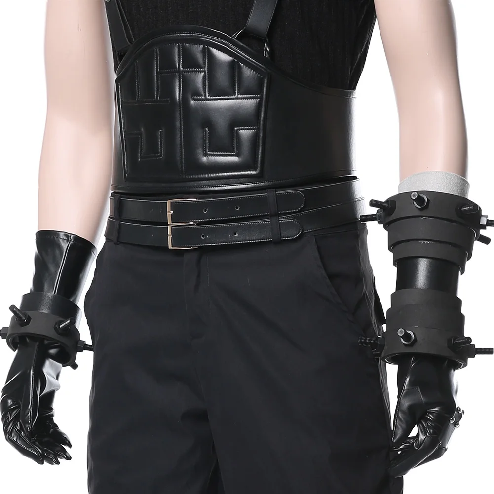 Vermomming Ff7 Cloud Twist Cosplay Battle Suits Pruiken Game Final Vii Fantasia Kostuum Mannen Rollenspel Fancy Dress Up Party Doek