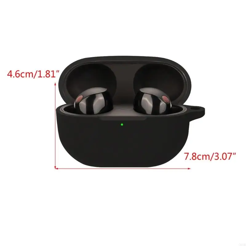 G6DD Защитный корпус для наушников, совместимый с WF-1000XM5 мягкой крышкой, воздухопроницаемые оболочки, промытый корпус, рамка