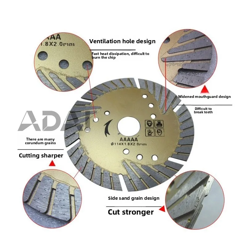 

Алмазный отрезной диск для дорожных, водопроводных и электромонтажных работ, для нарезки канавок, точная обработка, износостойкий и долговечный