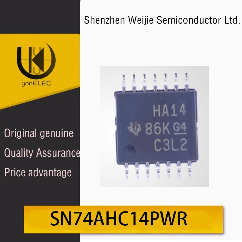 Genuine Original SN74AHC14PWR TSSOP14 Six-Channel Schmitt Trigger Inverter Logic Chip Silk Screen