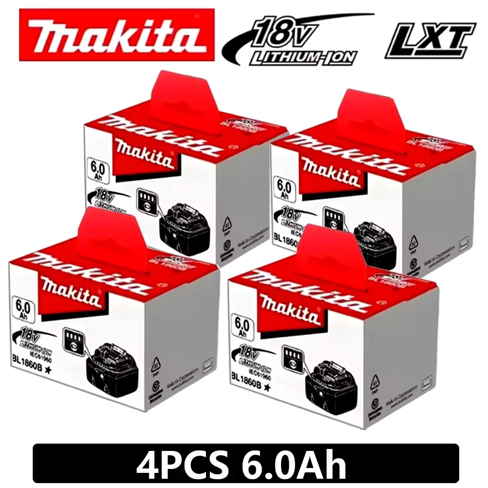Original Makita 18V Battery 6AH for Makita Replacing Lithium Batteries in Makita BL1840 BL1830b BL1850b BL1850 BL1860 BL1815