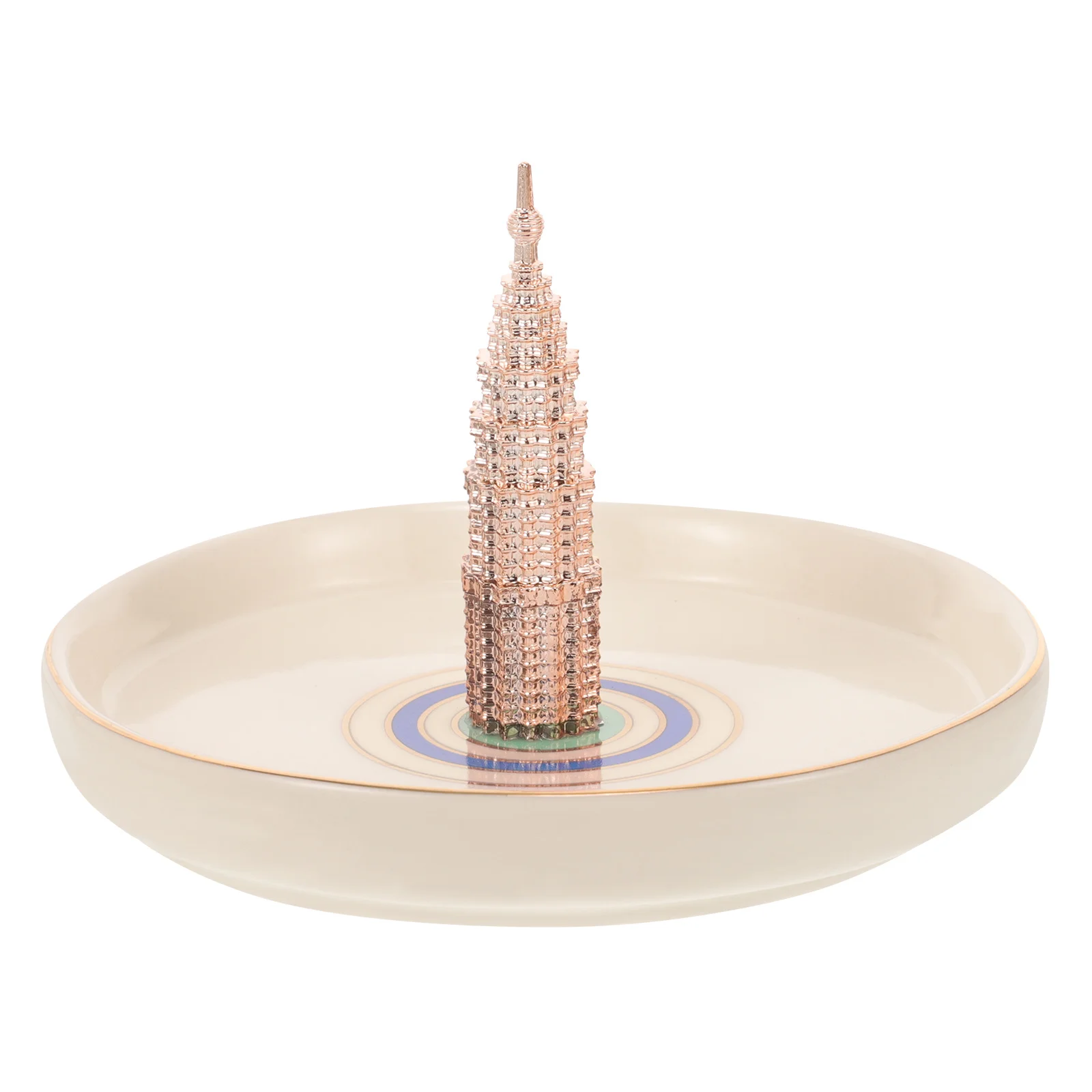 Ceramic Jewelry Dish Trays for Display Trinket Holder Organizer Necklace Jewellery Plate
