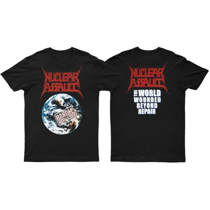 

Vintage Nuclear Assault Band 2 Sided Cotton Full Size Black S 4XL T Shirt J557