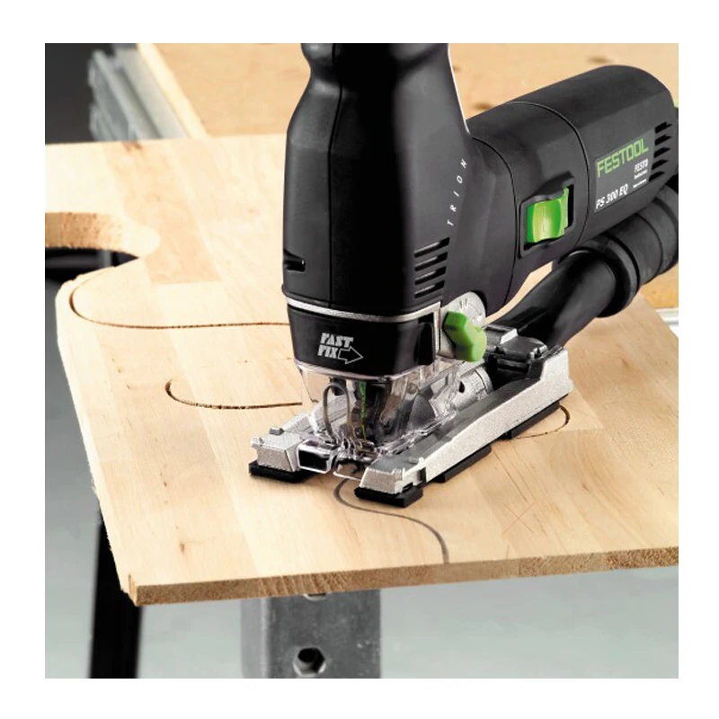 FESTOOL 204265 Jigsaw Blade S 75/4 K/5 Curve Cuts Wood 5-Piece Double Tooth Guidance Multifunctional Cuts Tool Accessories