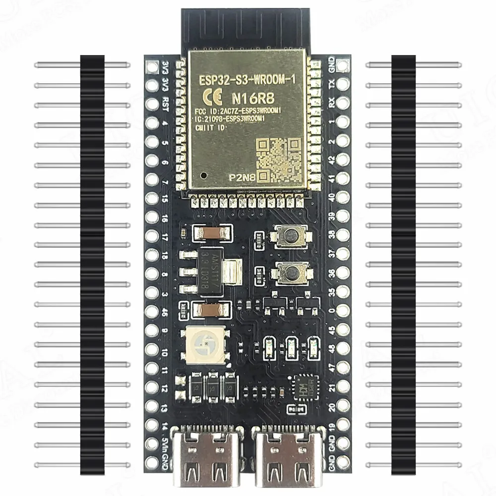 Upgraded ESP32-S3 Development Board 2.4G 10M Wifi BT Module 44Pin Original ESP32-S3-WROOM-1 N16R8 Type-C 8M PSRAM ESP32 S3