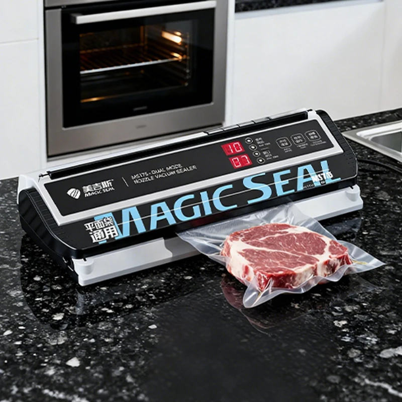 

[Best-selling] Vacuum Sealer Food Vacuum Packaging Machine Dry Wet Soft Granular Oily Foods Vacuum Sealer Food Plastic Bag Seale