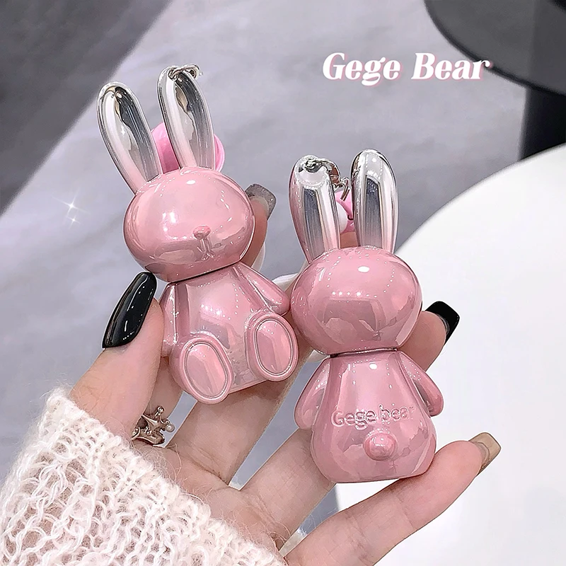 Gege Bärenpulver Kaninchen Lipgloss matt natürlich einfach zu färben Herbst und Winter Lippenglasur Lippensick Geschenk