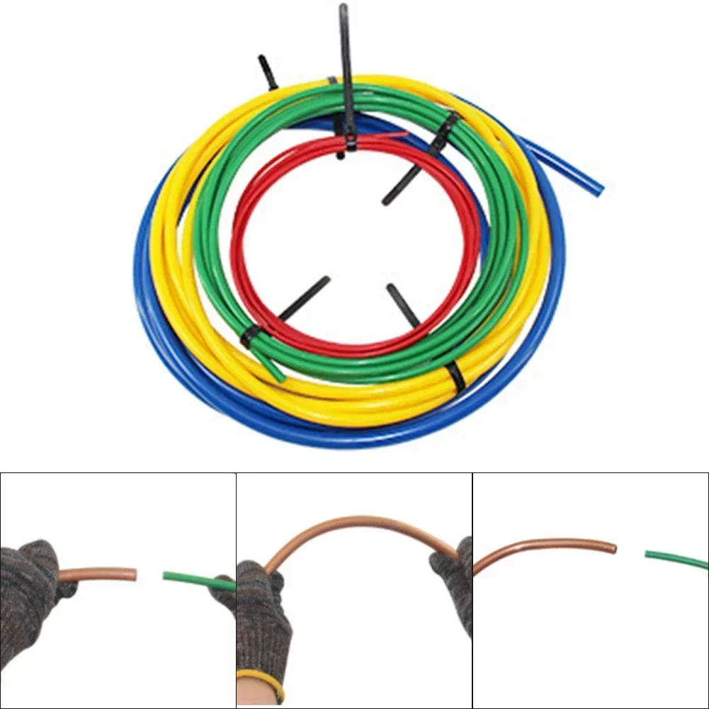 Air Conditioning Copper Pipe Bender Kit for 1/4 3/8 1/2 and 5/8 Inch Tubing with PE Plastic Material for Isolated Bending