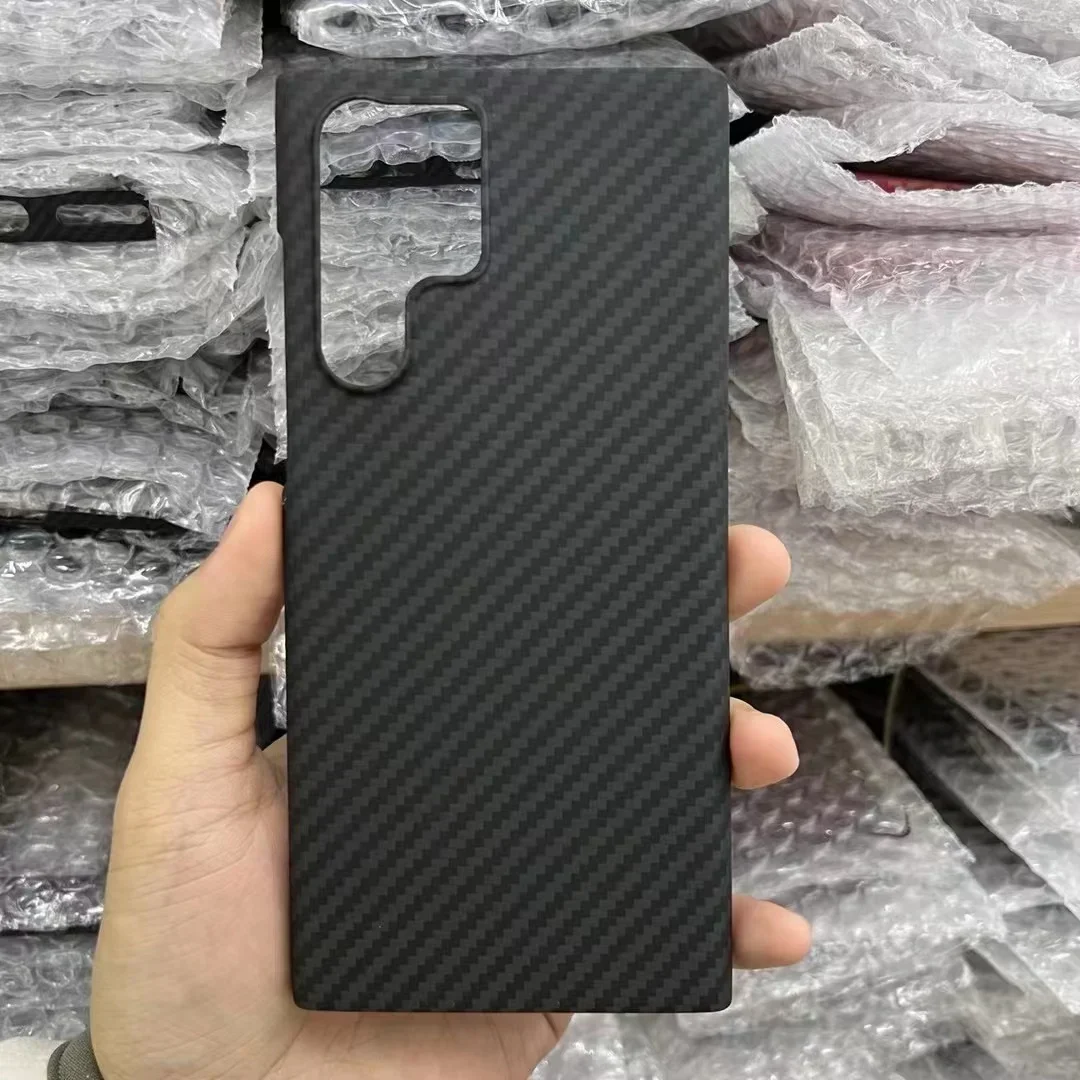 Yierfa S22 Carbon Fiber Protective Case for Samsung Galaxy S23 Ultra Case Ultra-thin Back Cover for Galaxy S22 Plus S 22 Cases