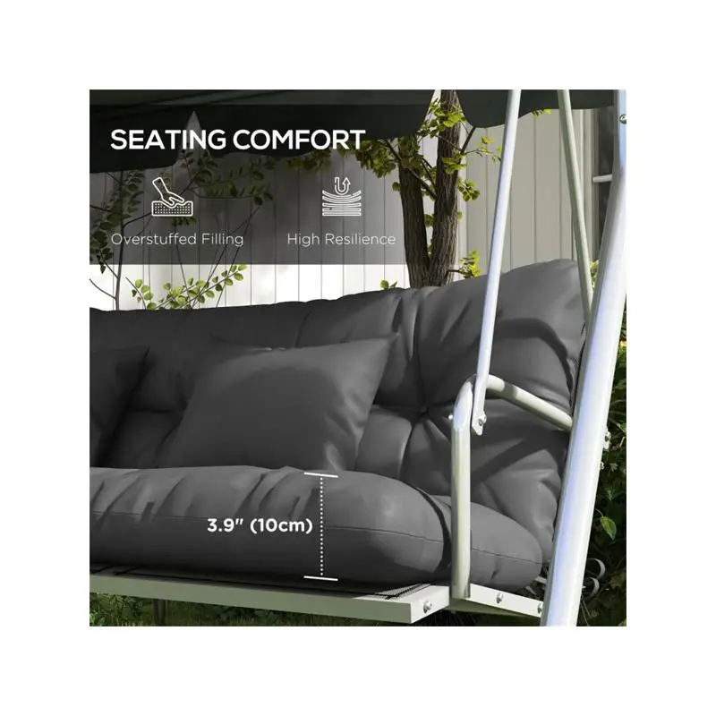 وسائد مقاعد البدلاء للجلوس في الهواء الطلق - وسائد مريحة وأنيقة لتزيين الفناء أو الحديقة أو الشرفة