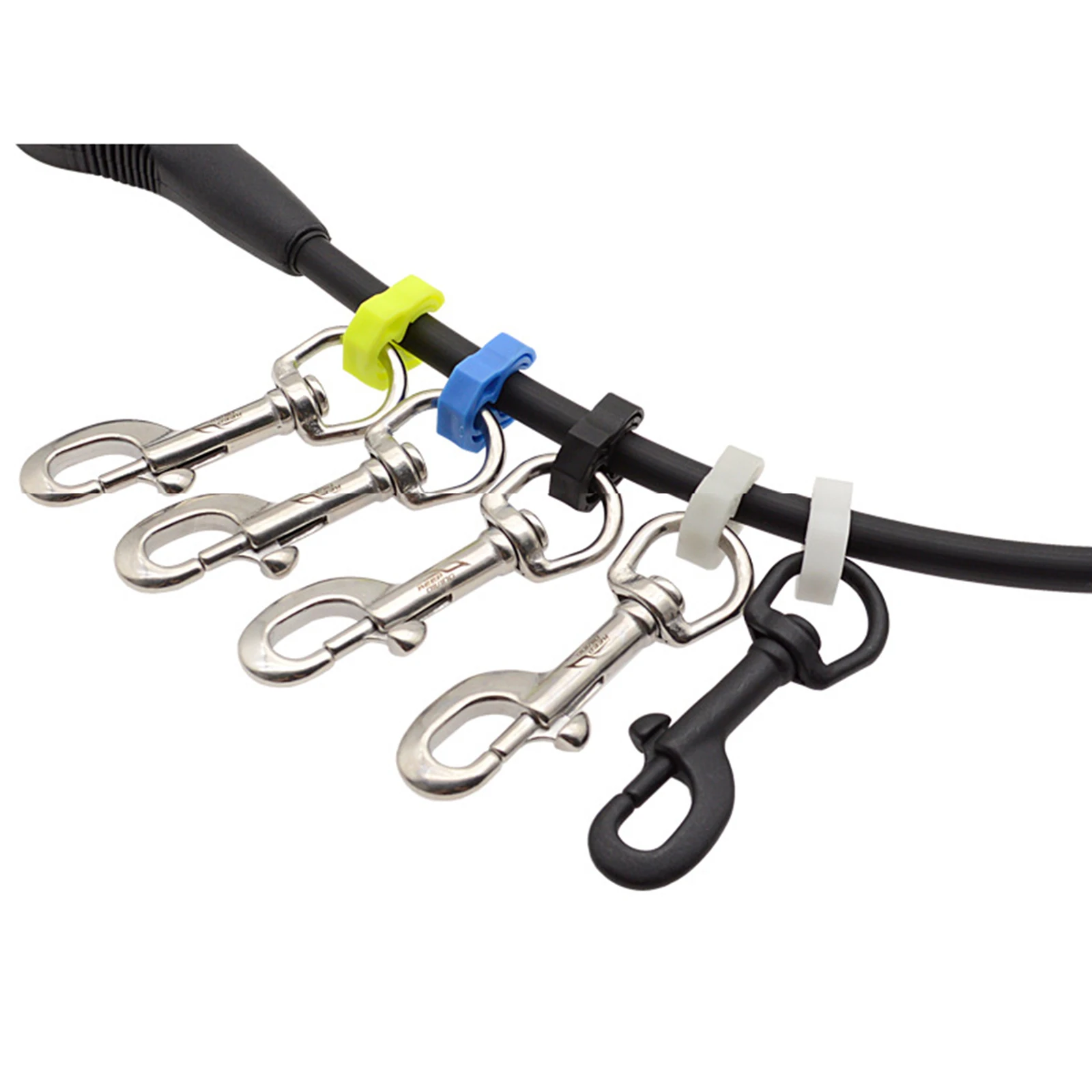 Pressures Gauge Hose Hanging Holder Multi-Purpose Second-Stage Luminous Fixed Hook Wear Resist Diving Suspension Accessories