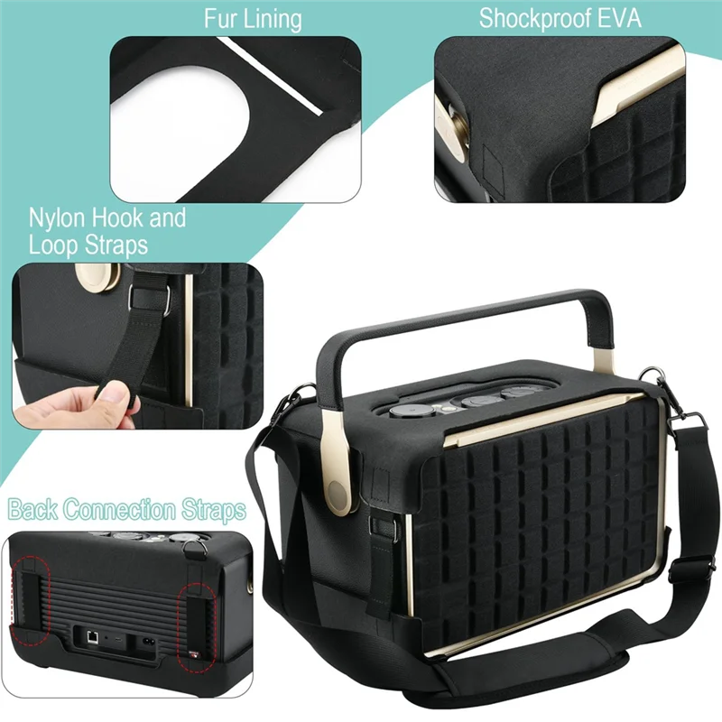 

Чехол для динамика New-Txesign 2025 для Bluetooth-динамика Authentics 300, чехол для переноски из ЭВА, защитный чехол для динамика с незамениманием