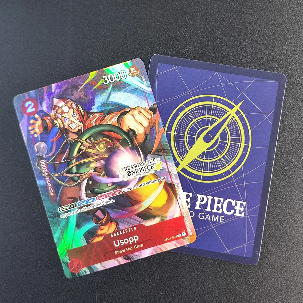 Self Made Proxy OPCG One Piece English Usopp OP01-004 2022 Treasure Cup Game Collection Card Toy - view 2