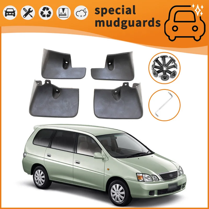 For the 98-04 Toyota Gaia Nadia Mudguards Fender Mudflaps Front Rear Flares Splash Guards Cover Car Accessorie