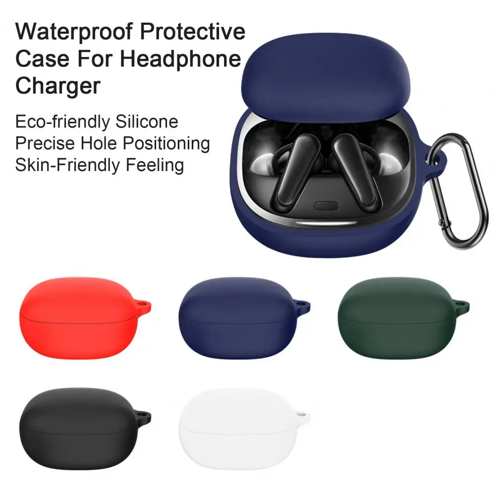 Чехол для беспроводных наушников, устойчивый к царапинам, водонепроницаемый, с полным покрытием, амортизирующая подушка для наушников для Soundcore Liberty 4,