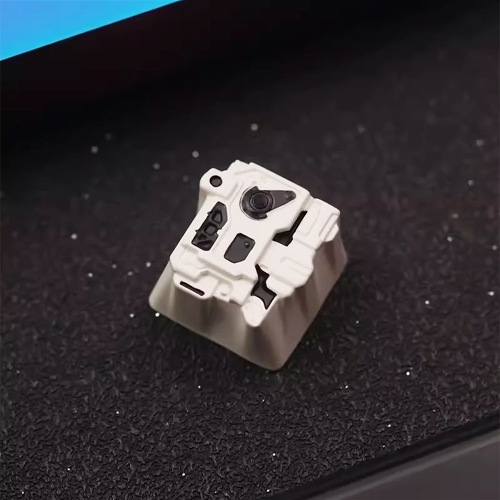 Keystone Keycap 1 Stück Fiktion Peripherie geräte Moos Thema Aluminium legierung mechanische Tastaturen Tasten kappen R4 Höhe für Kirsche MX Achse