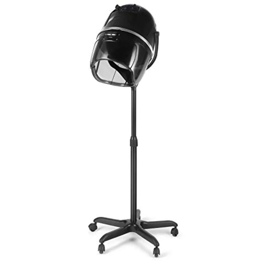

Artist Hand Bonnet Hair Dryer Adjustable Professional Hood Dryer Stand Up Rolling Base with Wheels Salon Equipment for Efficien