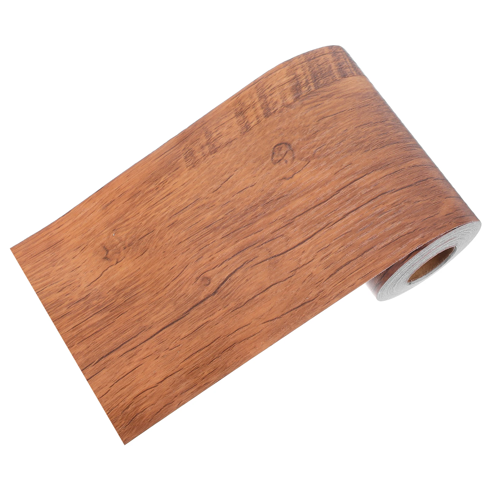 

Wood Grain Tape Sticker Bathroom Mirror Frame Bedroom Wall Bulletin Border Pvc Furniture Decoration