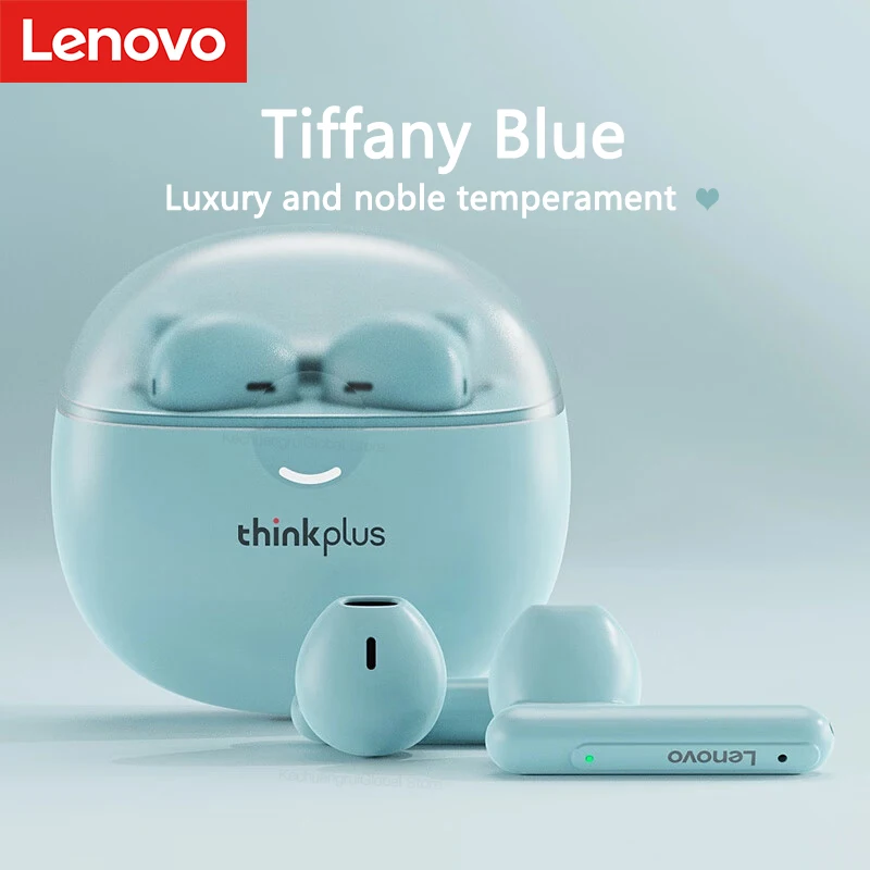 Lenovo หูฟัง LP1 Pro TWS ไร้สาย, หูฟังบลูทูธกันน้ำชุดหูฟังกีฬาหูฟังลดเสียงรบกวนพร้อมไมโครโฟน