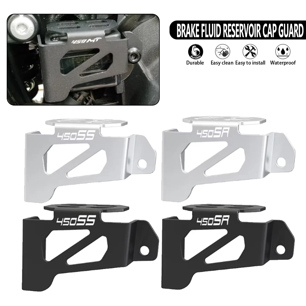 

For CFMOTO 450 MT SR SS NK 2024 2025 2026 450MT 450SS 450NK CLC450 Bobber Rear Brake Fluid Reservoir Guard Cover Protector Parts