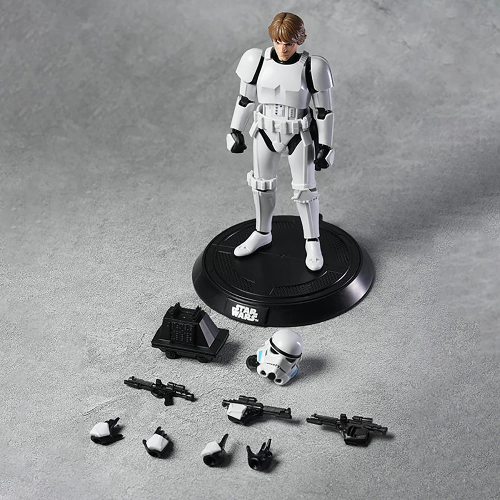 New Original Blokees Star Wars Action Figures Han Solo Luke Skywalker Characters Model Assembly Toys Desktop Ornament Kids Gifts view 4