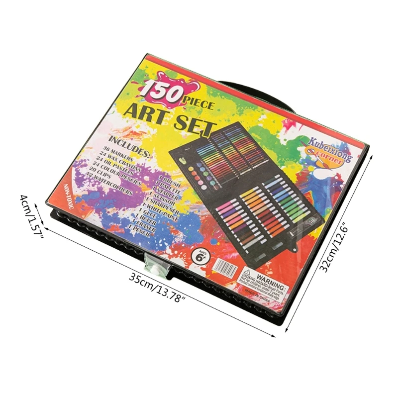 Kits lápis coloridos para crianças, arte, desenho, pintura, arte e artesanato, conjunto presentes