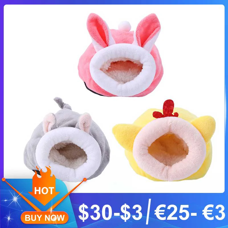 Hamster Nhà Chuột Lang Lồng Hamster Cotton Nhà Động Vật Nhỏ Tổ Mùa Đông Ấm Giường Thú Cưng Cho Bộ Gặm Nhấm/Chuột Lang/Chuột/Con Nhím