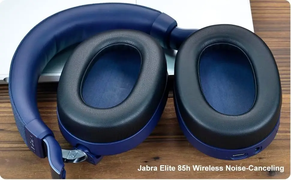 Jabra Elite 85h 무선 소음 제거 헤드폰과 호환되는 85h 이어패드 교체용 이어 쿠션 이어 패드