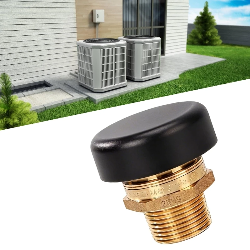 

Universal Copper Vacuum Relief Valves With Plastic Cap 3/4'' Fittings For Water and Heater D2RD
