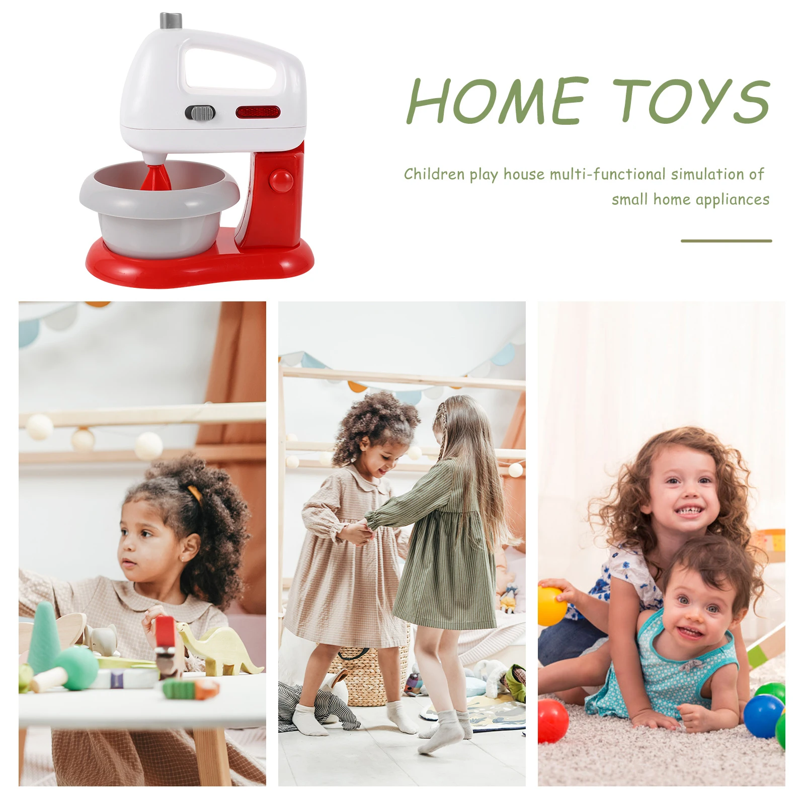 1pc Simulated Blender For Kids Creative Mini Machine Plaything Safe Educational Children'S Play House Furniture
