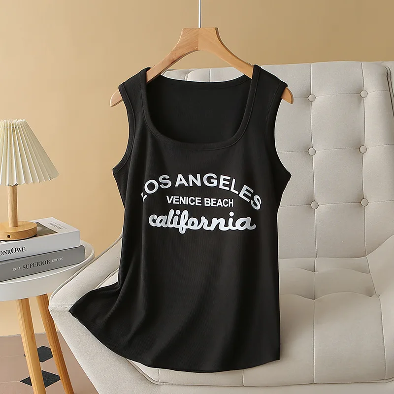 XL-5XL pakaian wanita ukuran Plus Tank olahraga wanita Camis elastis atasan Comprassive Top Tank Top Feminino ukuran Plus