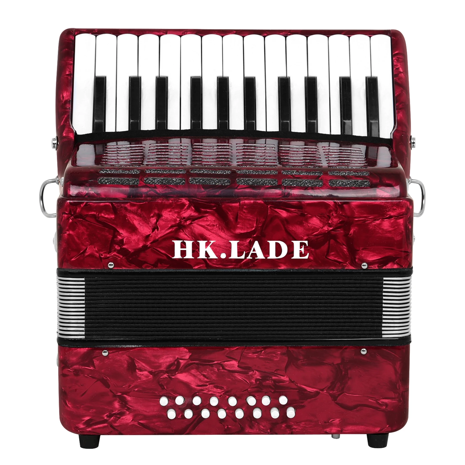 25-Key 16-Bass Piano Accordion – Handcrafted Hand-Tuned, Premium Bellows Comfortable Key Action Ideal for Students & Performers