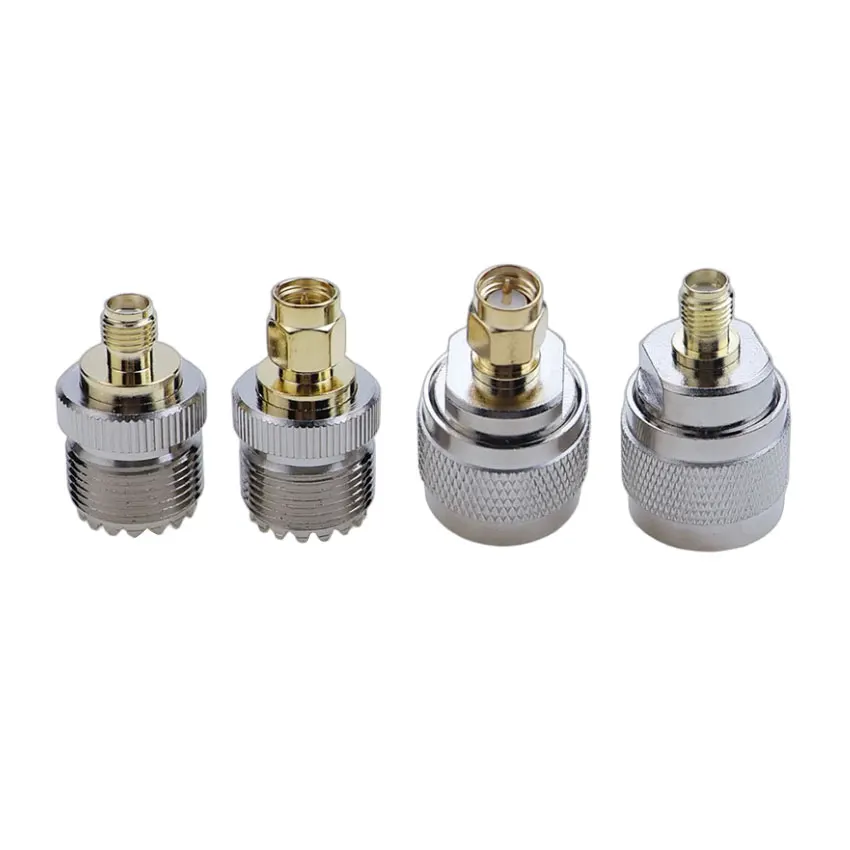 YuXi 1 Piece UHF To SMA Female Male PL259 SO239 Connector RF Coax Coaxial Adapter Straight Connector Converter