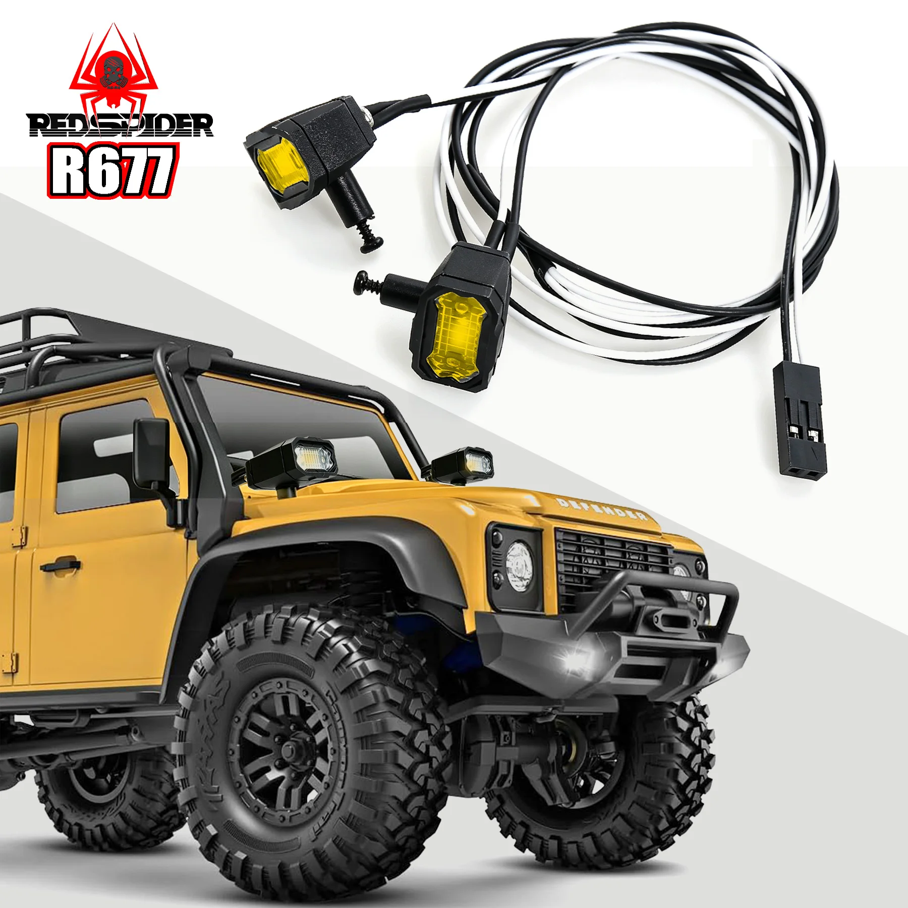 RED SPIDER 2個入り 1/10 RCクローラーミニ - Rc Hobby Jeep Wrangler のレビューと価格