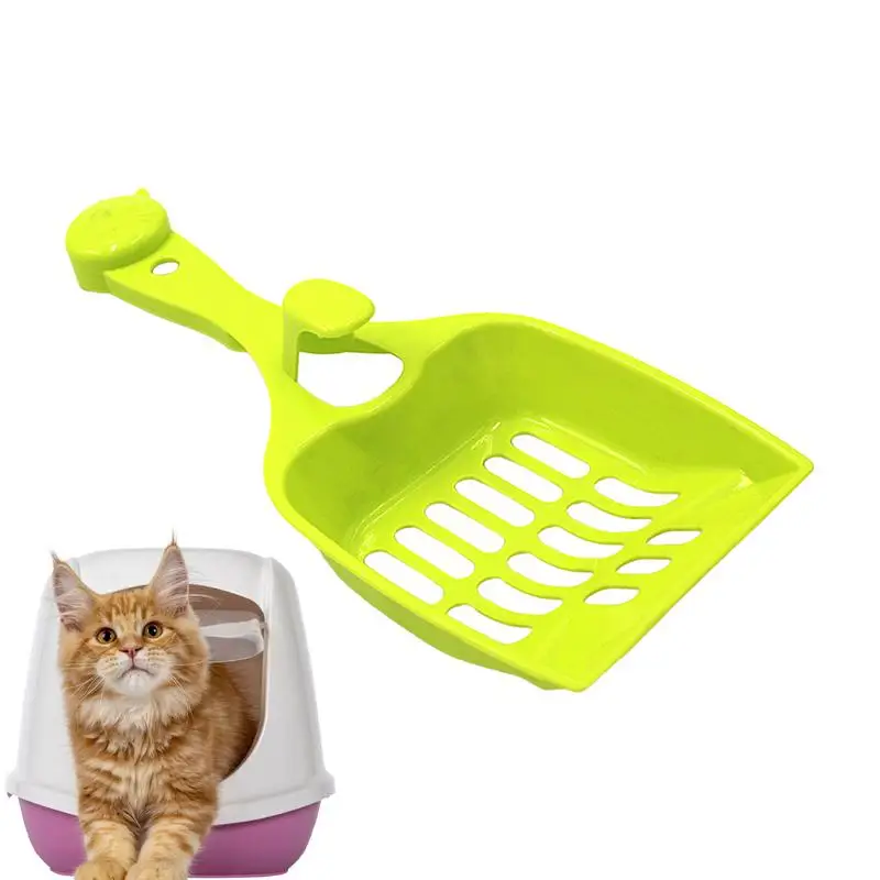 Litter Box Scoop Candy Color Cat Litter Sifter Poop Scooper And Cleaning Tool For Litter Box Reduces Dust