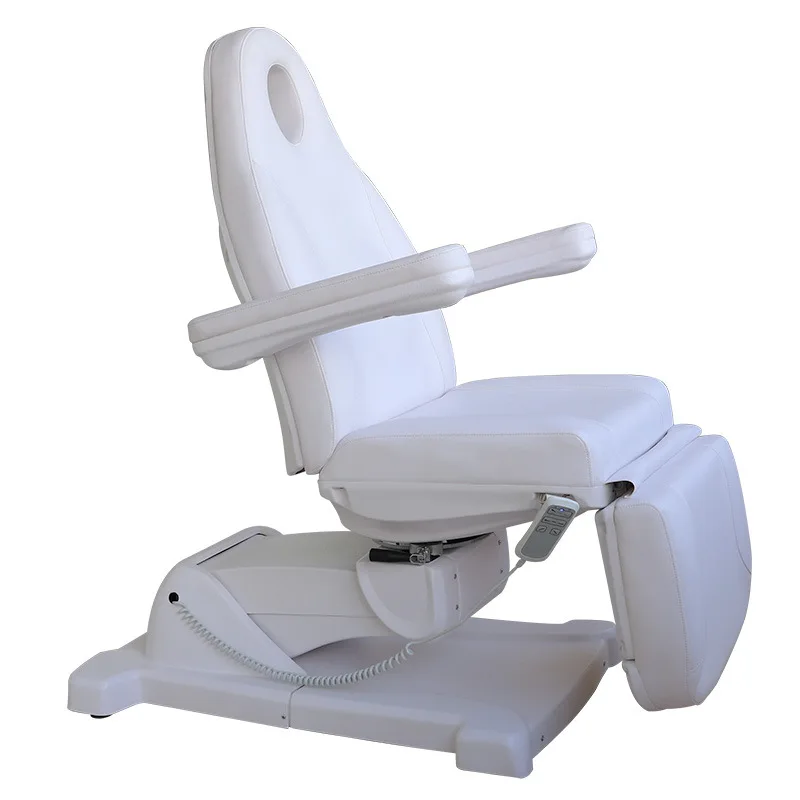 

***Electric beauty bed micro-plastic multi-function lifting bed folding