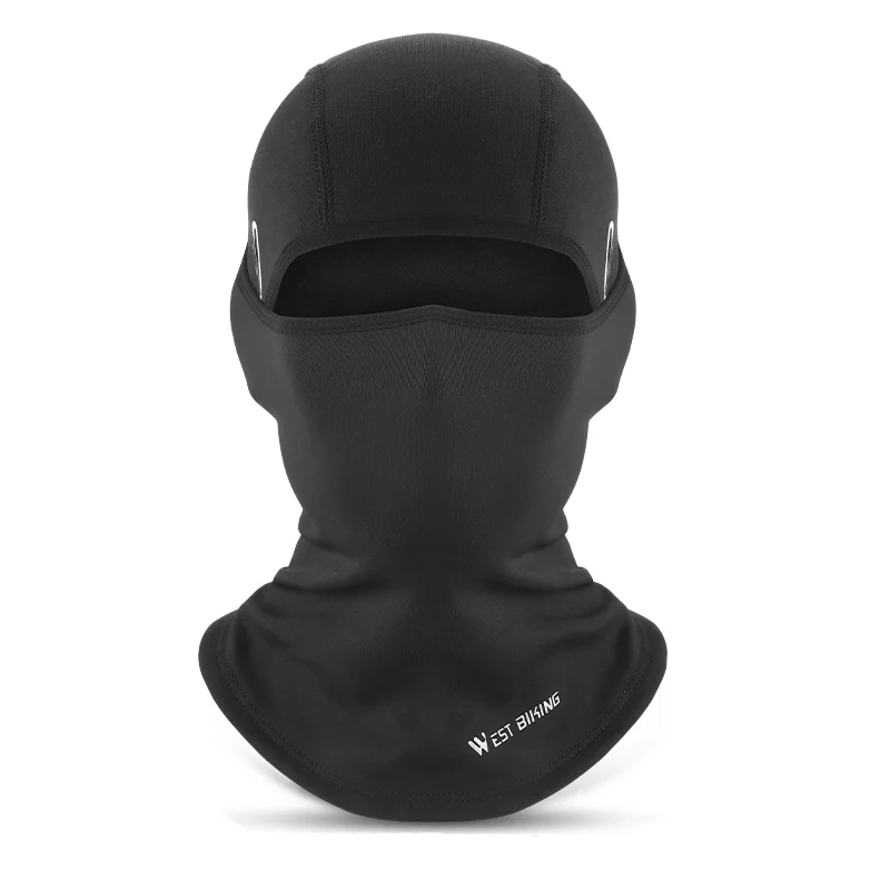 AliExpress West Biking WEST BIKING Autumn Winter Windproof Warm Headgear Cycling Full Face Cover Breathable Motorcycle Helmet Liner With Glasses Holes