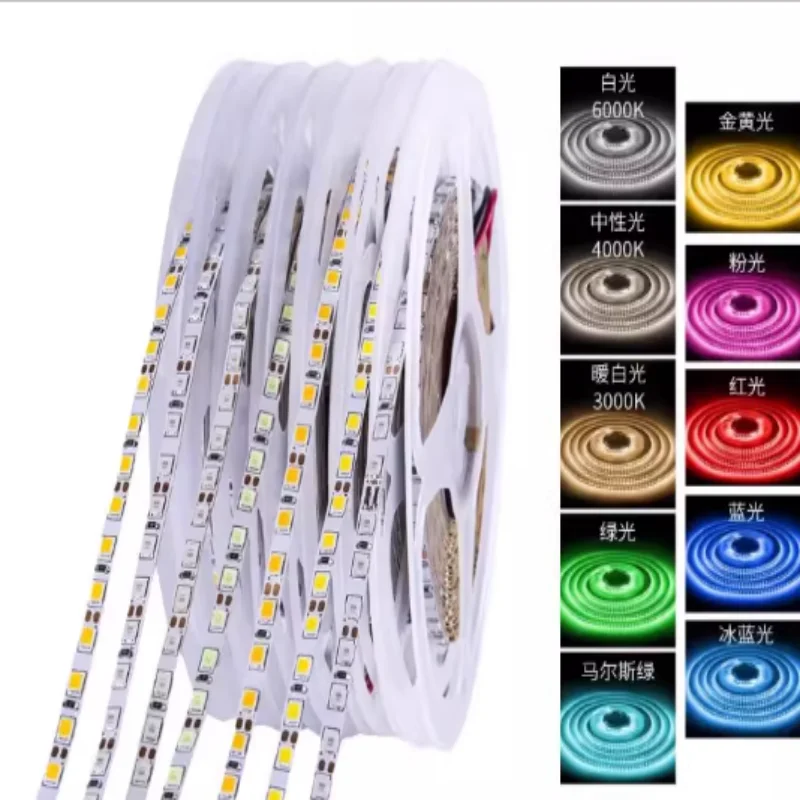 12V LED Strip SMD 2835 1M 2M 3M 4M 5M LED Stripe Tape Light 120LED/M 240LED/M Warm White Flexible Strip Ribbon Home Decor Light