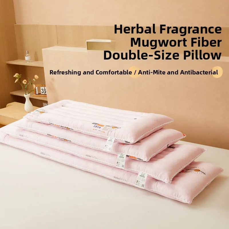 

Long Pillow 2025 New Xyj-D Artia Fiber Ne Support Extended Couple Parent-Child Use Rectangular Polyester Fabric Filling