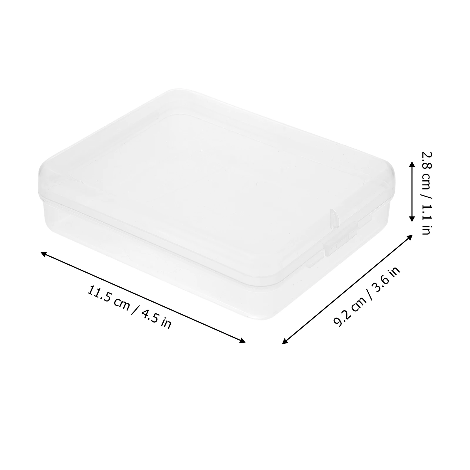 

10pcs Face Wash Puff Storage Box Makeup Sponge Holder Transparent Dustproof Earrings Brush Container Compact for Women